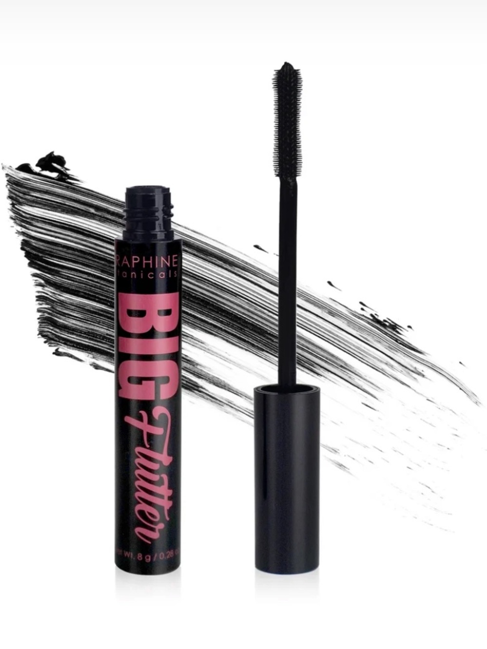 Seraphine Botanicals - Big Flutter Waterproof Lifting Mascara – Black